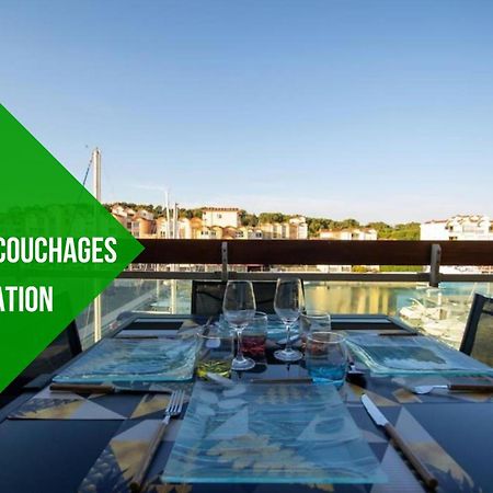 Mer Veilleuse Gruissan - Clim - Piscine Bagian luar foto